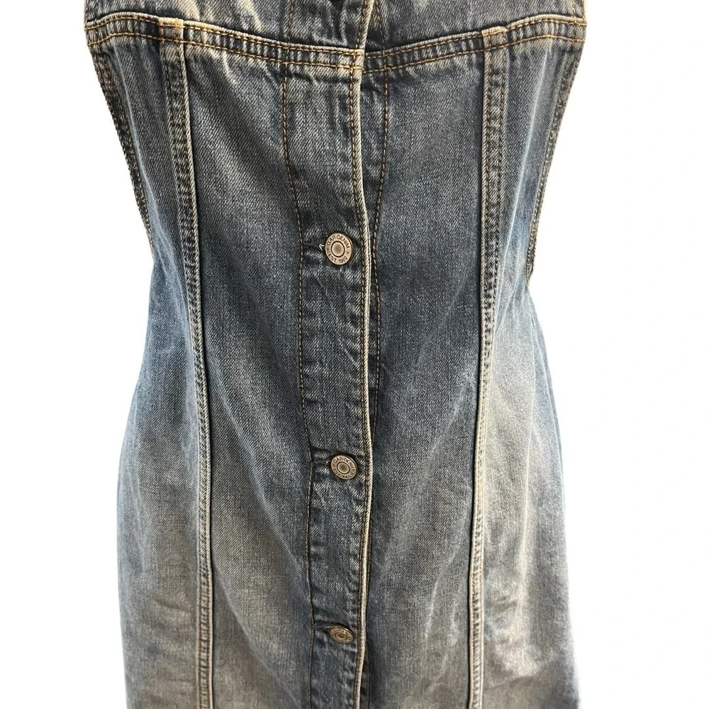 Gap Denim Denim Jumper Overall Dress Girls XXL Country Western Cowgril Casual